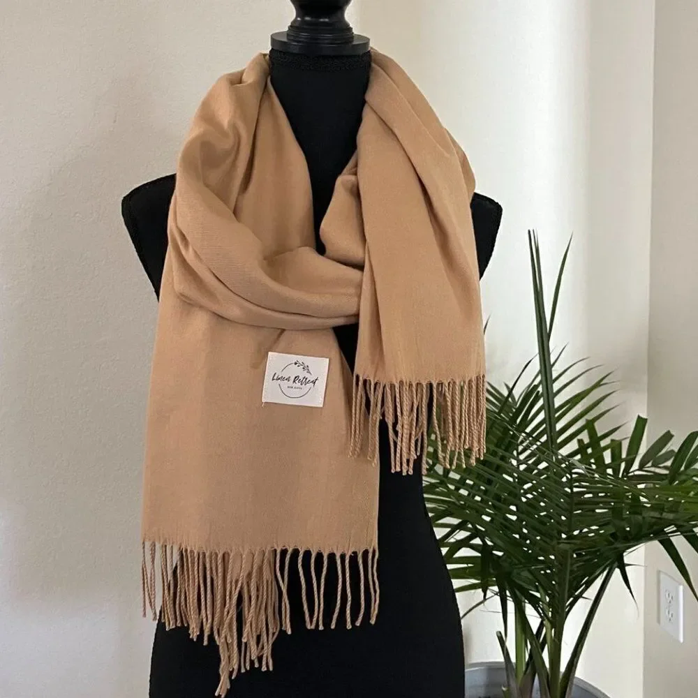 Soft warm scarf made of a mixture of acrylic and cashmere condition new …